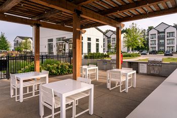 Bbq grilling area